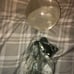 Crystal stone and glass cat