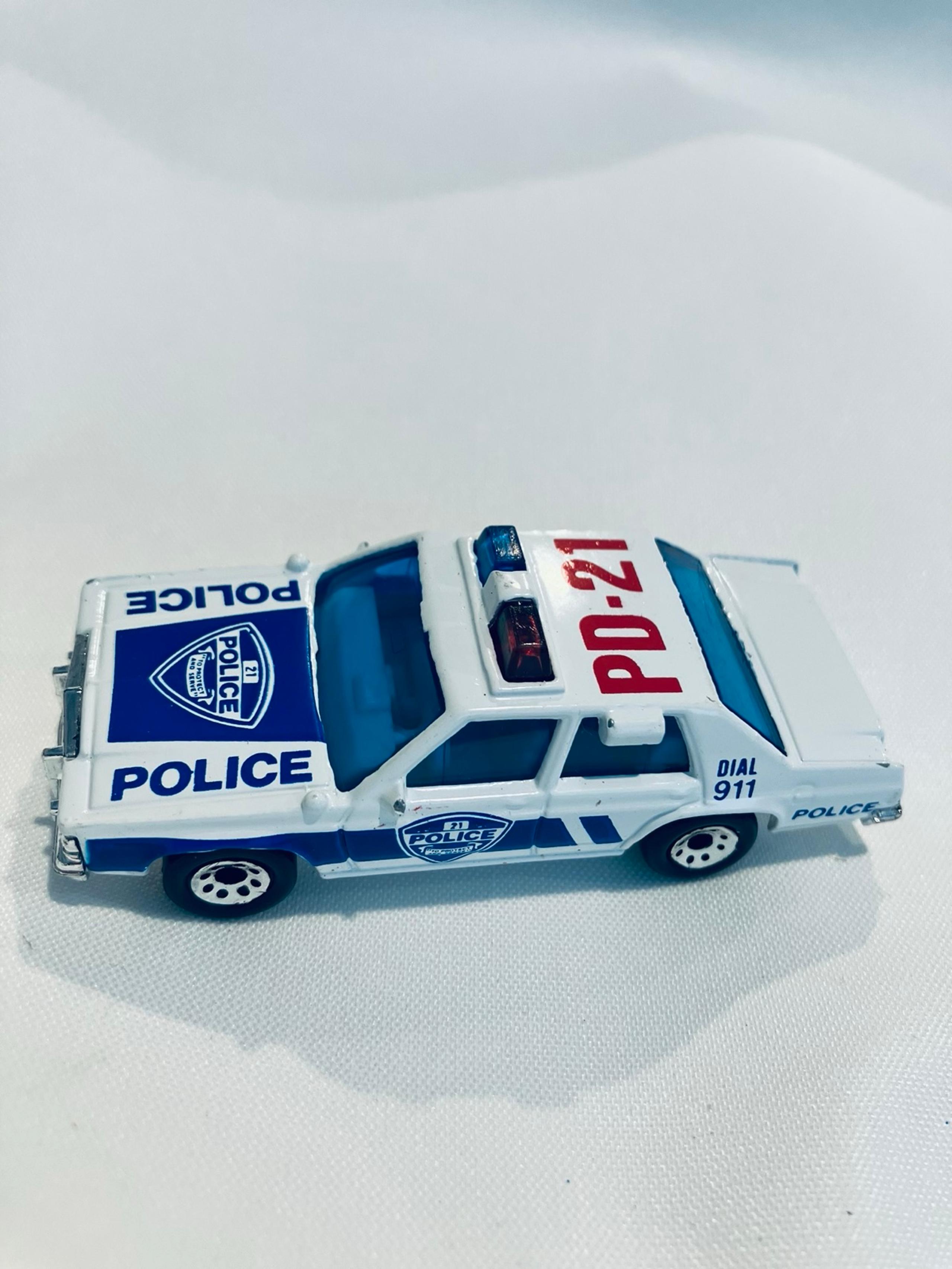 Vintage Matchbox Ford LTD (((PD-21))) Police Car From 1987 {{Slightly Used}}