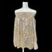 muche muchette gold jacquard blouse one size