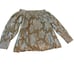 muche muchette gold jacquard blouse one size