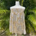 muche muchette gold jacquard blouse one size