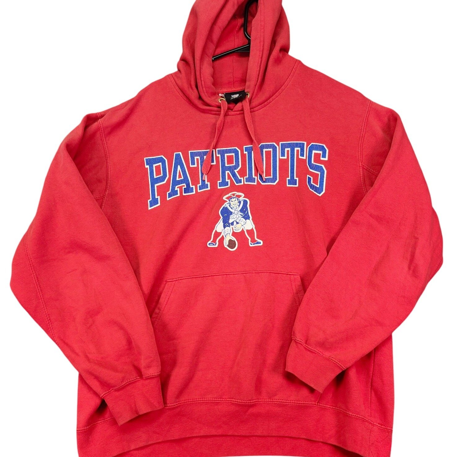 Patriots Hoodie Sweatshirt Pullover Football Red NFL Team Apparel XL