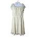 New THE KOOPLES Soft Ivory Lace Off the Shoulder Mini Dress Women’s Sz l