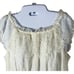 New THE KOOPLES Soft Ivory Lace Off the Shoulder Mini Dress Women’s Sz l