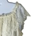 New THE KOOPLES Soft Ivory Lace Off the Shoulder Mini Dress Women’s Sz l