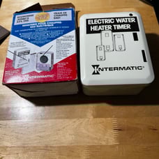 Intermatic electric water heater timer