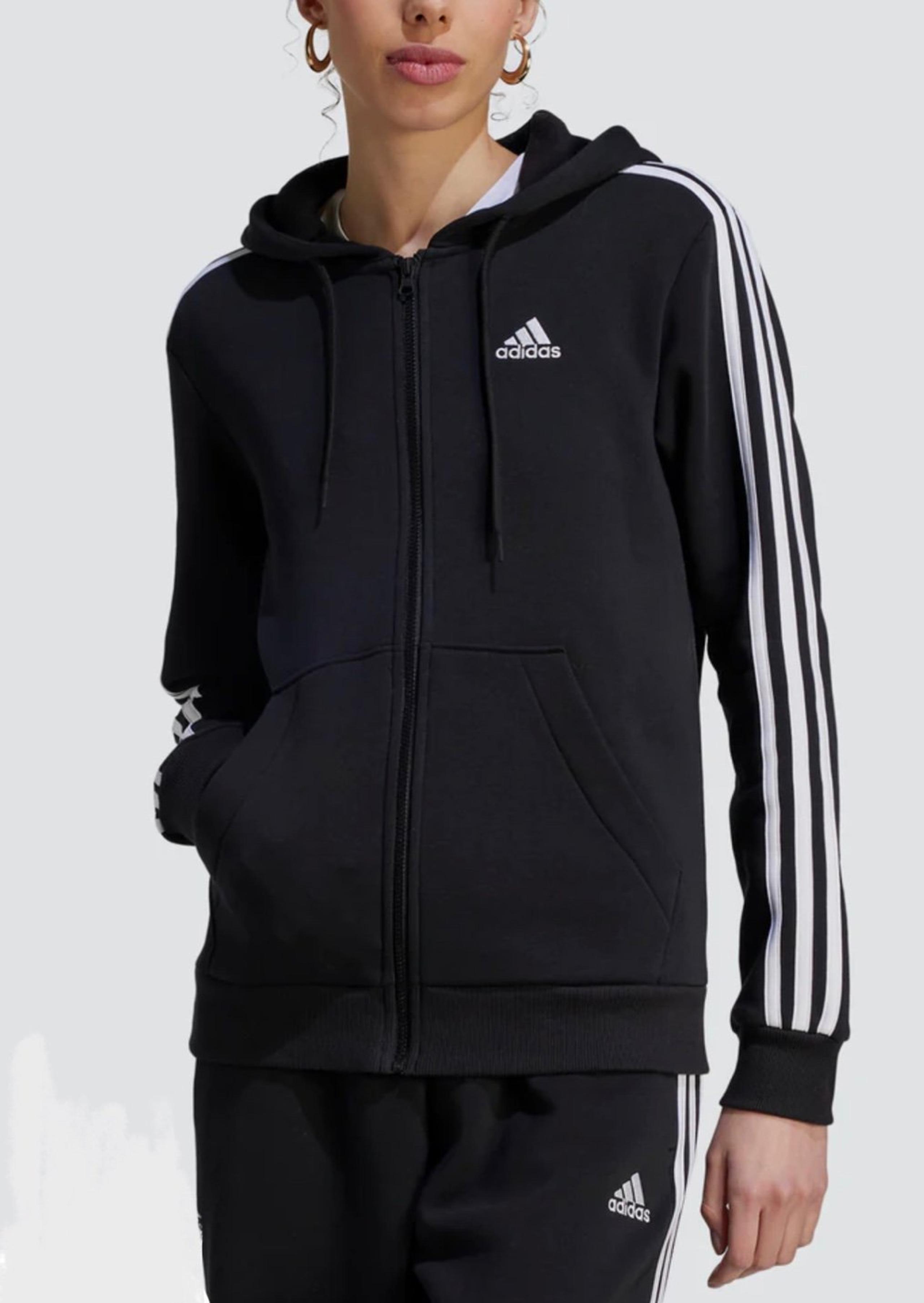 Adidas 3-Stripes Zip-up Fleece Jacket NWT Size Small