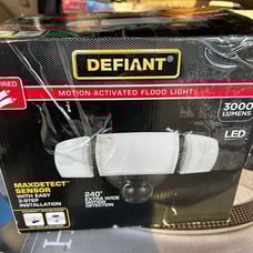 Defiant MaxDetect Black Motion Sensor LED Flood Light 3000 Lumens