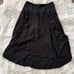 Halara Breezeful High Waisted Asymmetrical Ruffle High Low Skirt Black Size M