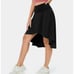 Halara Breezeful High Waisted Asymmetrical Ruffle High Low Skirt Black Size M