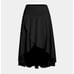 Halara Breezeful High Waisted Asymmetrical Ruffle High Low Skirt Black Size M