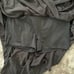 Halara Breezeful High Waisted Asymmetrical Ruffle High Low Skirt Black Size M
