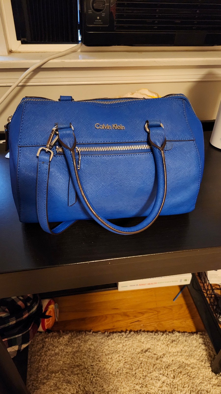 Calvin Klein Blue leather bag