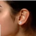 Aria Jewels Diamond Accent Crescent Moon Studs