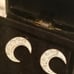 Aria Jewels Diamond Accent Crescent Moon Studs