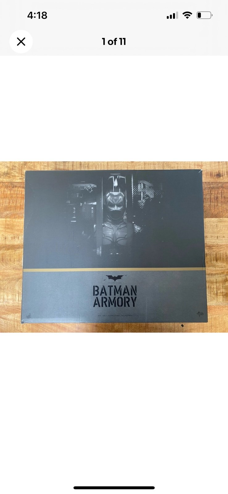 Hot Toys The Dark Knight Armory w/ Batman Figure (MMS234 1/6 Scale)