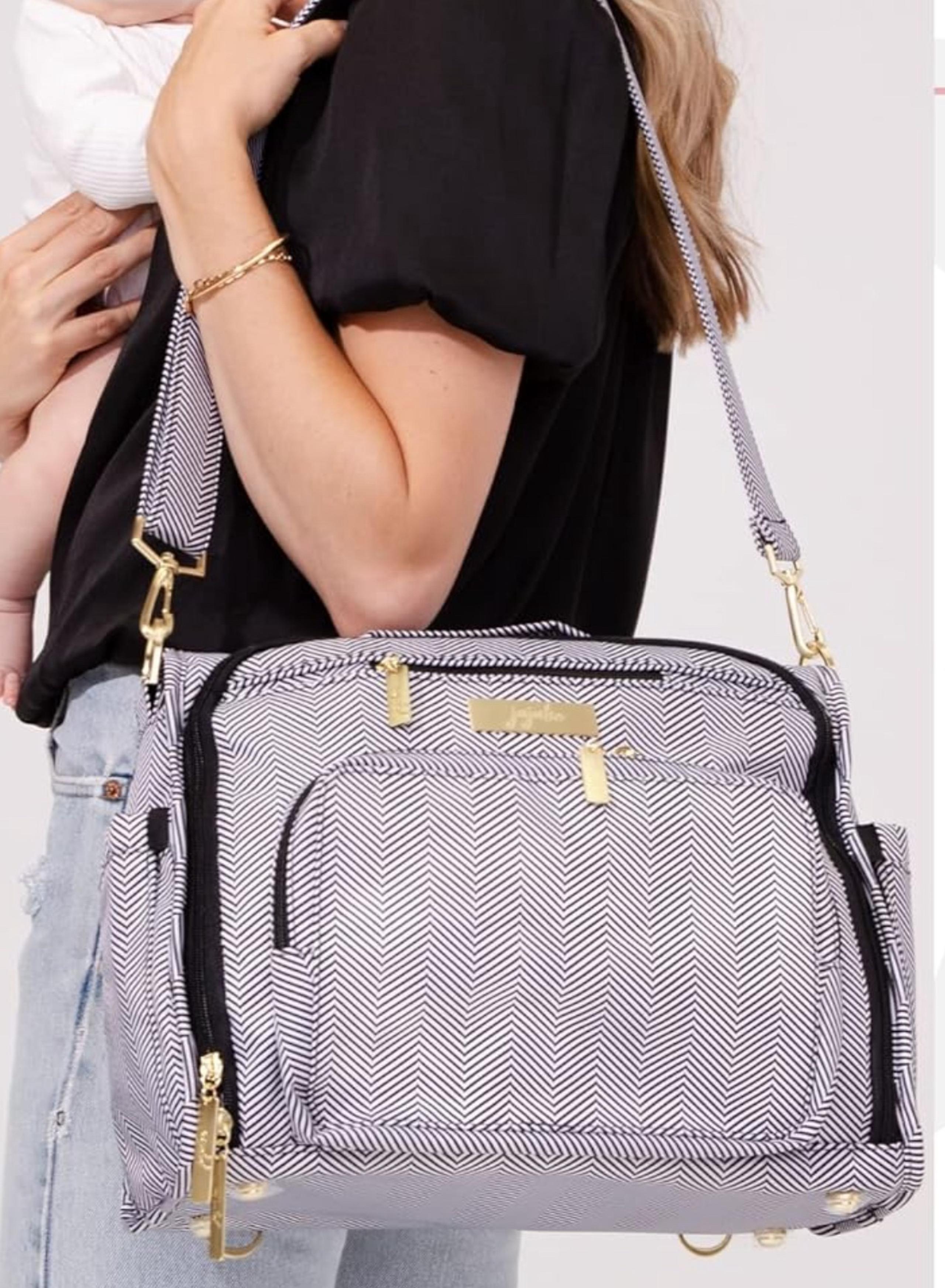 JuJuBe Diaper Bag, Travel Backpack and Large Tote with Portable Changing Pad