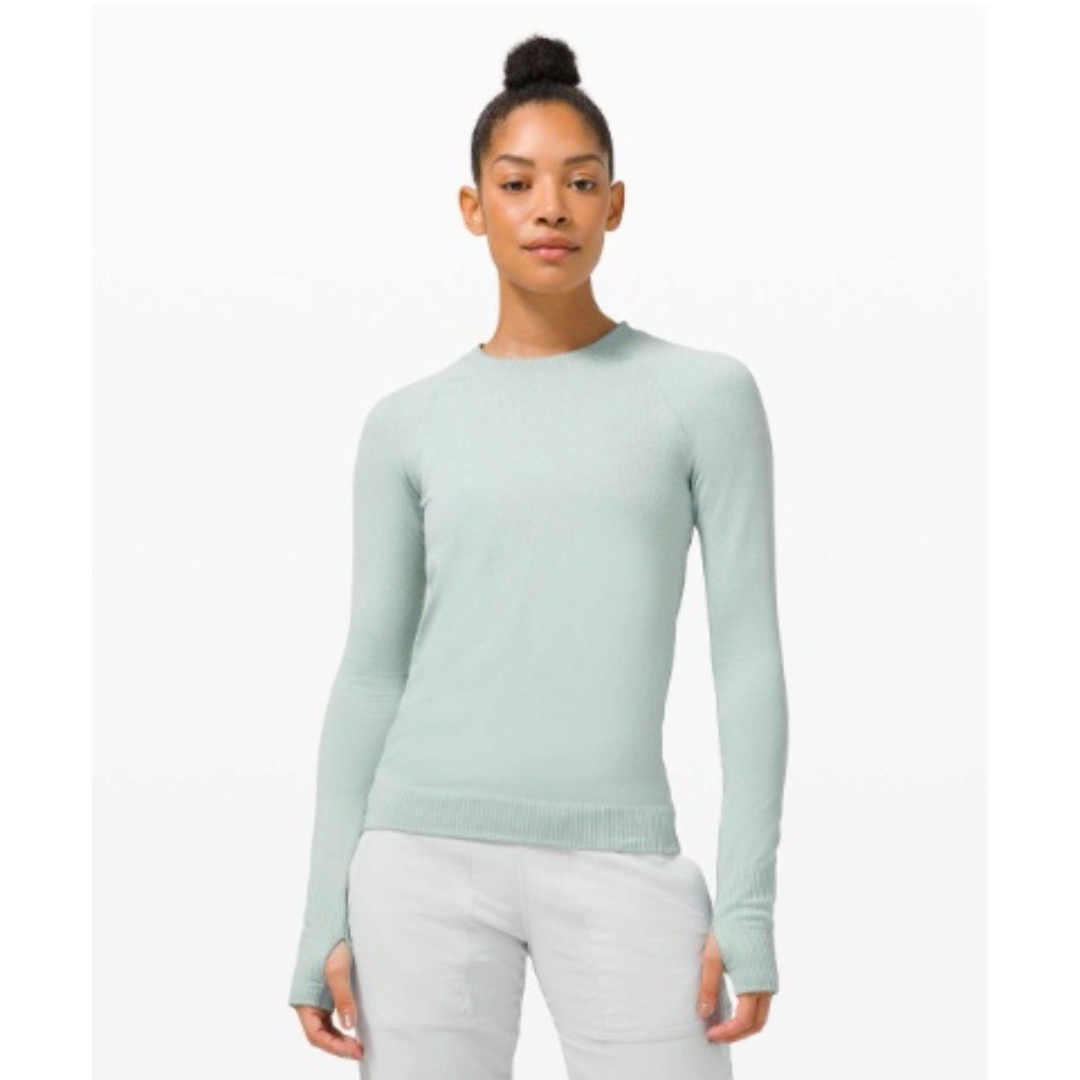 Lululemon Rest Less Herringbone Fade Hazy Jade 8