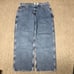 Vintage 90s Calvin Klein Baggy Carpenter Jeans Men Size 38x32 Skater Grunge