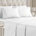 6 Piece King Size Sheet Set- White