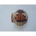 2 Primitive Coil Baskets Hand Woven Pakistan Xtra Fine Color Potter 12 & 2.5