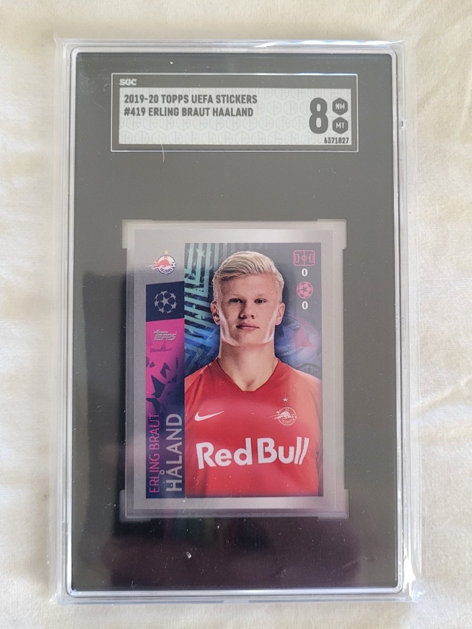 2019-2020 Topps UEFA Sticker Erling Haaland #419