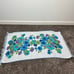 2 Vintage Floral Bath Towels