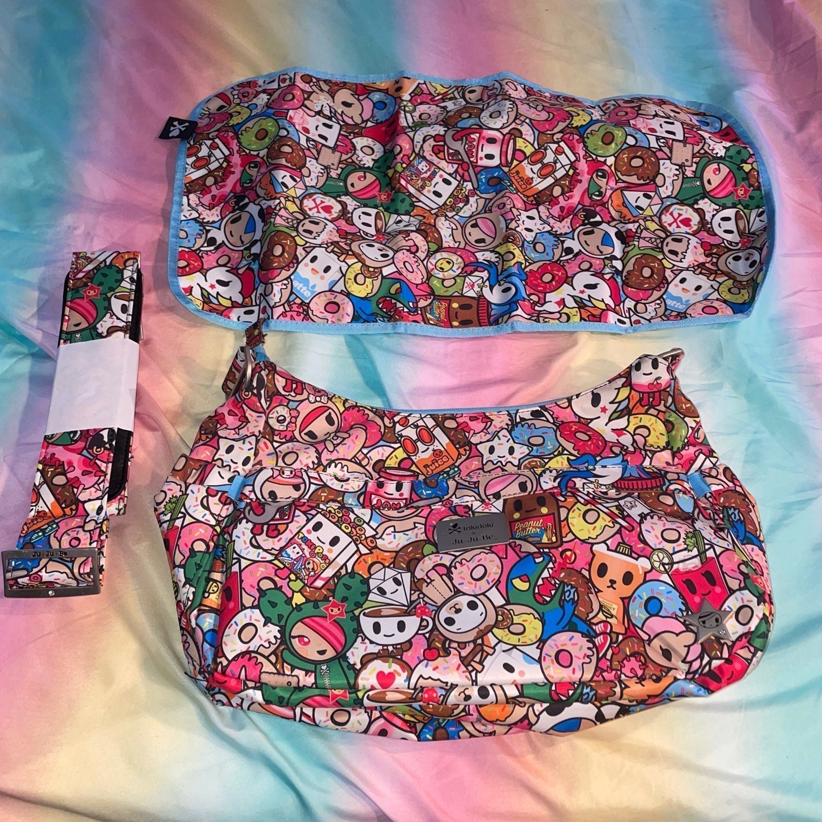 Ju-ju-be x tokidoki jujube kawaii tokipops hobobe bag purse