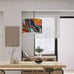 Plug in Pendant Light Abstract Diagonal Geometric Vibrant Colored Polarized Ligh