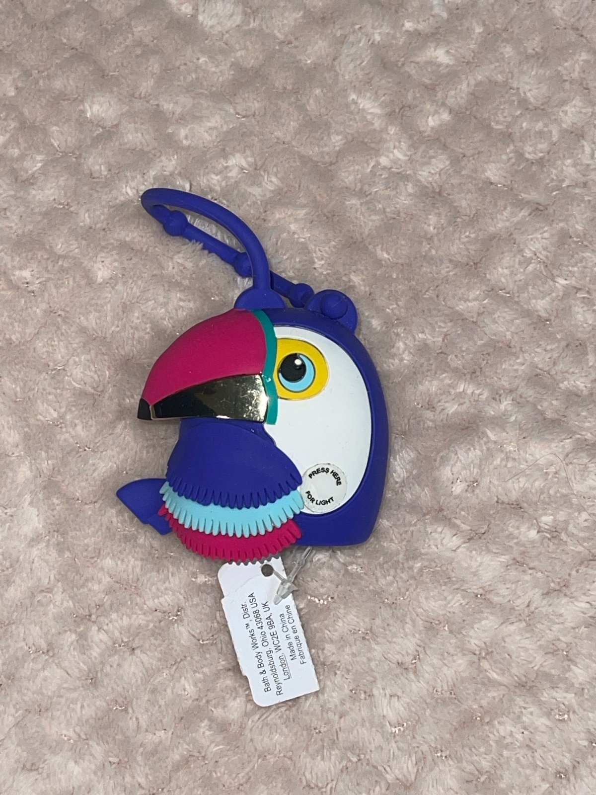 Bath & Body Works Toucan Hand Sanitizer Holder - Lights Up - Brand New