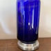 1988 Erte Cobalt Blue Fireflies Vase W Silver Base By Franklin Mint