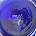 1988 Erte Cobalt Blue Fireflies Vase W Silver Base By Franklin Mint