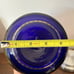 1988 Erte Cobalt Blue Fireflies Vase W Silver Base By Franklin Mint