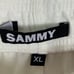 NWOT SAMMY Short Men XL White Rainbow Stripes Pull On Fabric USA