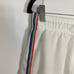 NWOT SAMMY Short Men XL White Rainbow Stripes Pull On Fabric USA