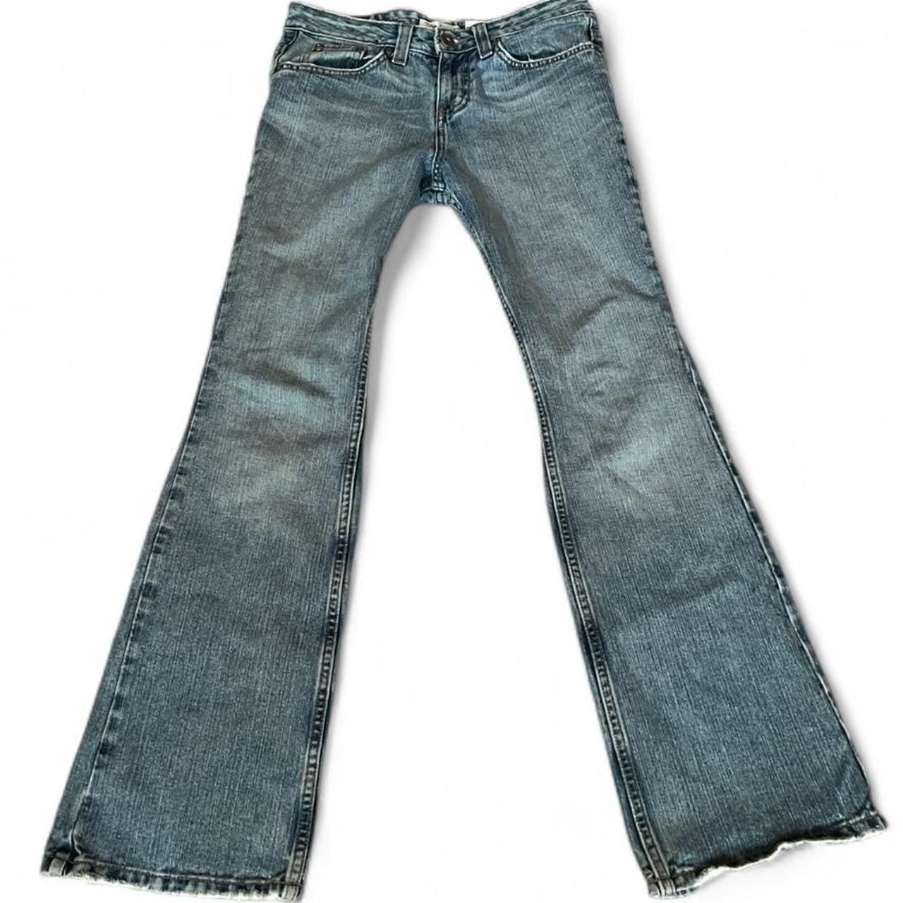 Vintage Maurices Y2K Light-Classic Wash 100% Cotton Low-Rise Bootcut Jeans. XSP.