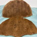 Vintage Italian Gold Tone Fan Shaped Wood Plaques Still Life Fruit & Flowers Art