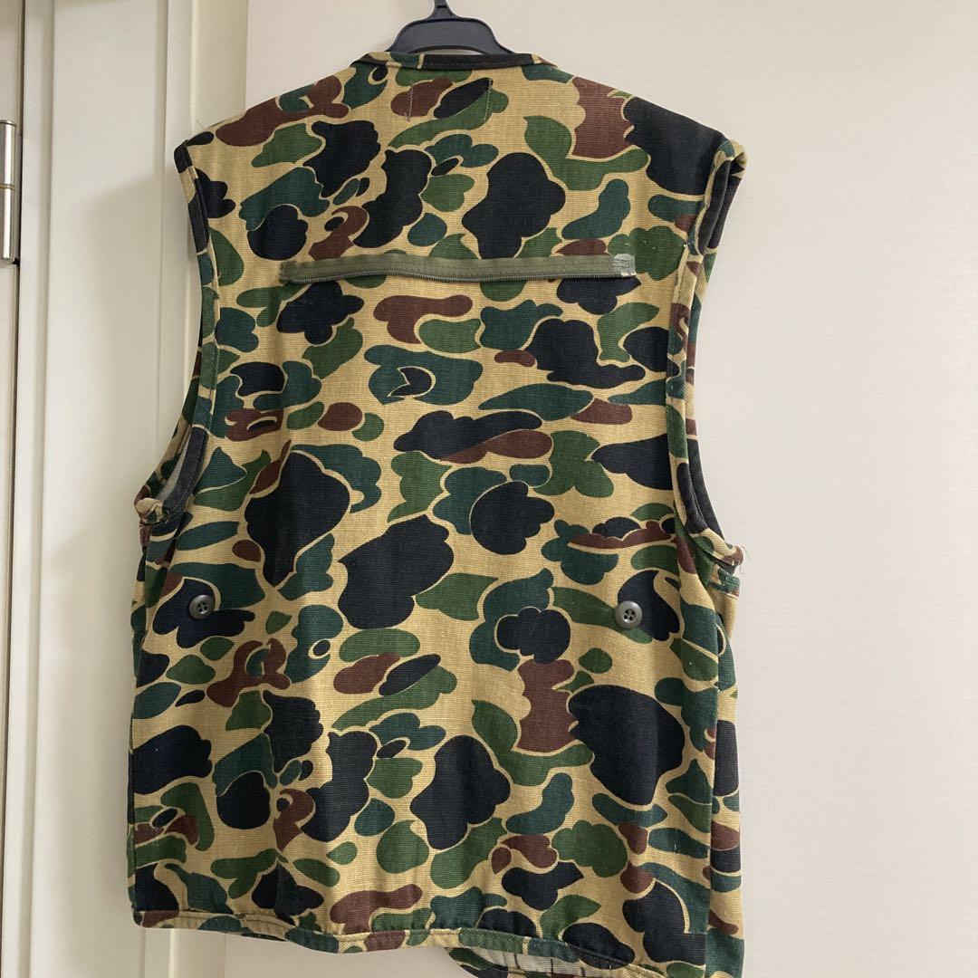 公式通販サイトセール 70s SAFTBAK Vest Hunting Camo Duck VTG トップス