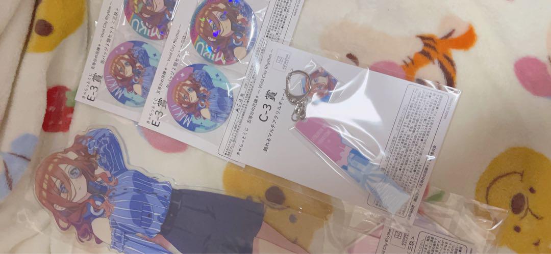 The Quintessential Quintuplets Character Kuji Nakano Miku Big Acrylic Stand