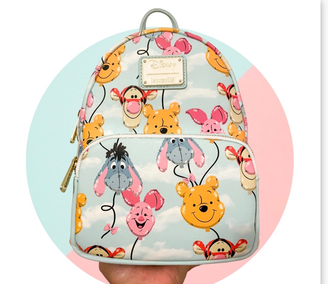 Winnie the Pooh Balloon Head Loungefly Mini Backpack