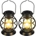 2Pack Solar Lanterns Outdoor Hanging Lantern Lights