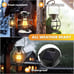 2Pack Solar Lanterns Outdoor Hanging Lantern Lights
