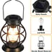 2Pack Solar Lanterns Outdoor Hanging Lantern Lights