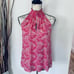 A.L.C. Floral halter slik top
