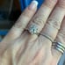 Classic 6 prong setting 3 ct moissanite solitaire