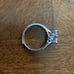 Classic 6 prong setting 3 ct moissanite solitaire