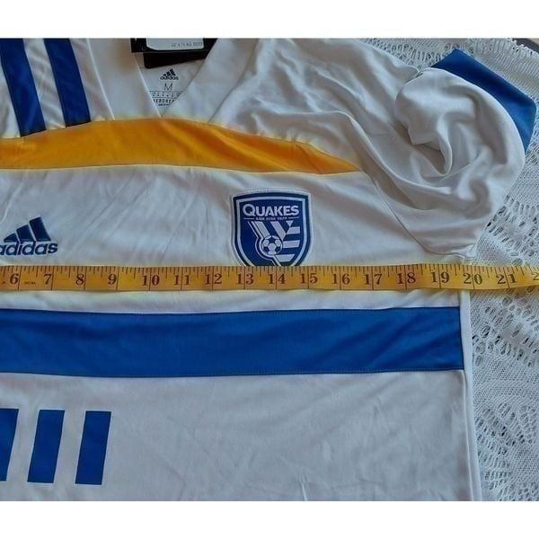 Adidas MLS Jersey San Jose Quakes Sz M New with tag