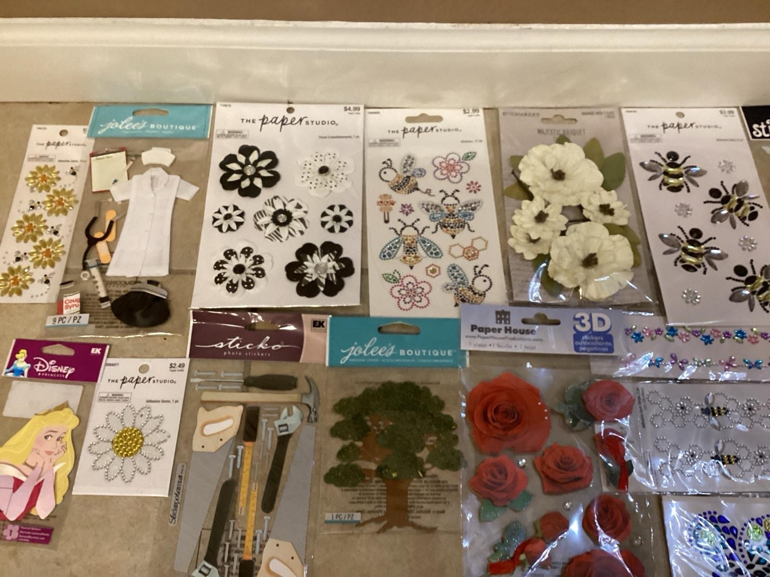 scrapbooking supplies stickers NWT