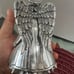 This Reed & Barton Silver Christmas 6 Angel Music Box plays Hark the Herald An