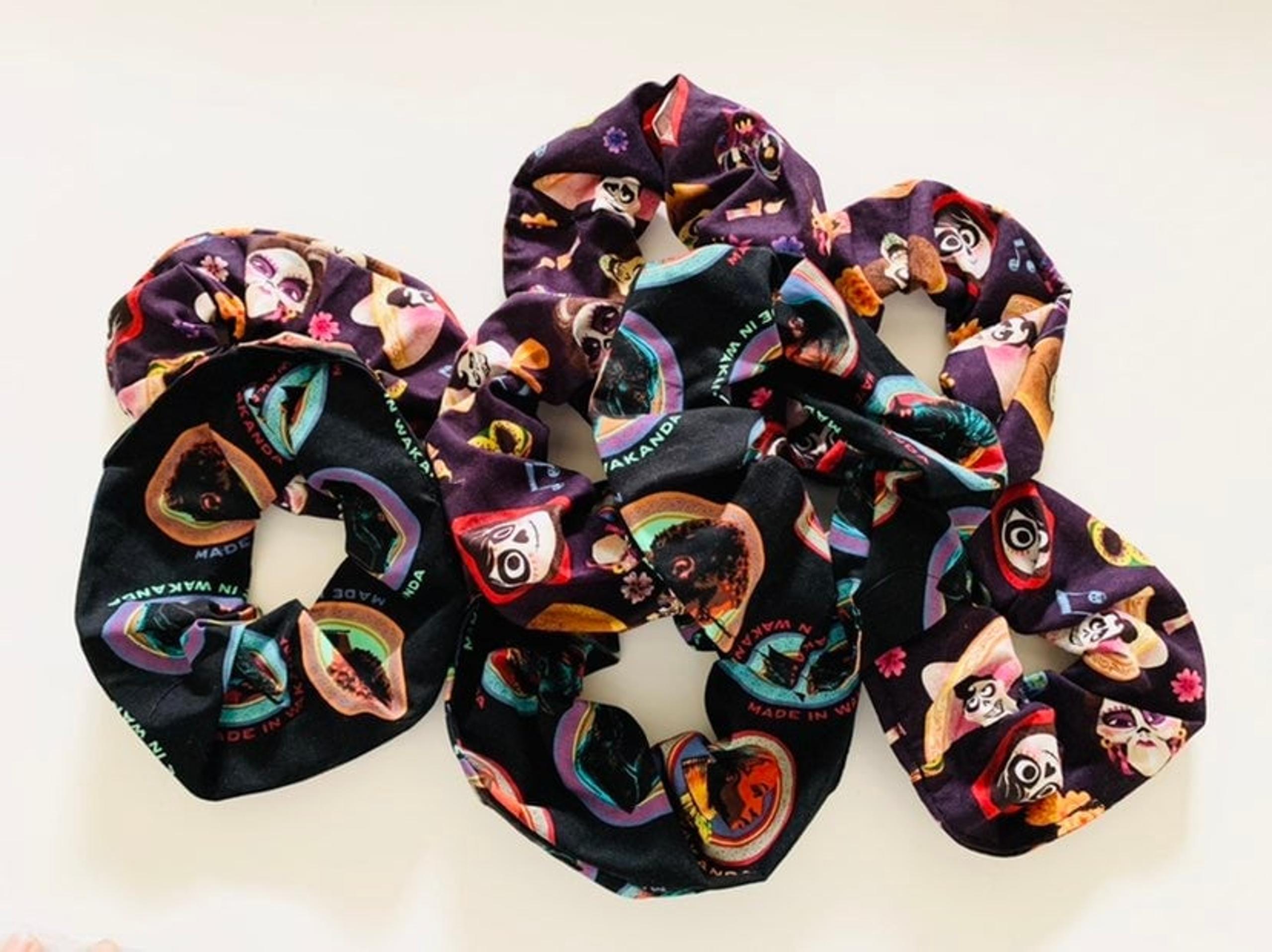 CoCo and Black Panther Scrunchie Bundle of Four
